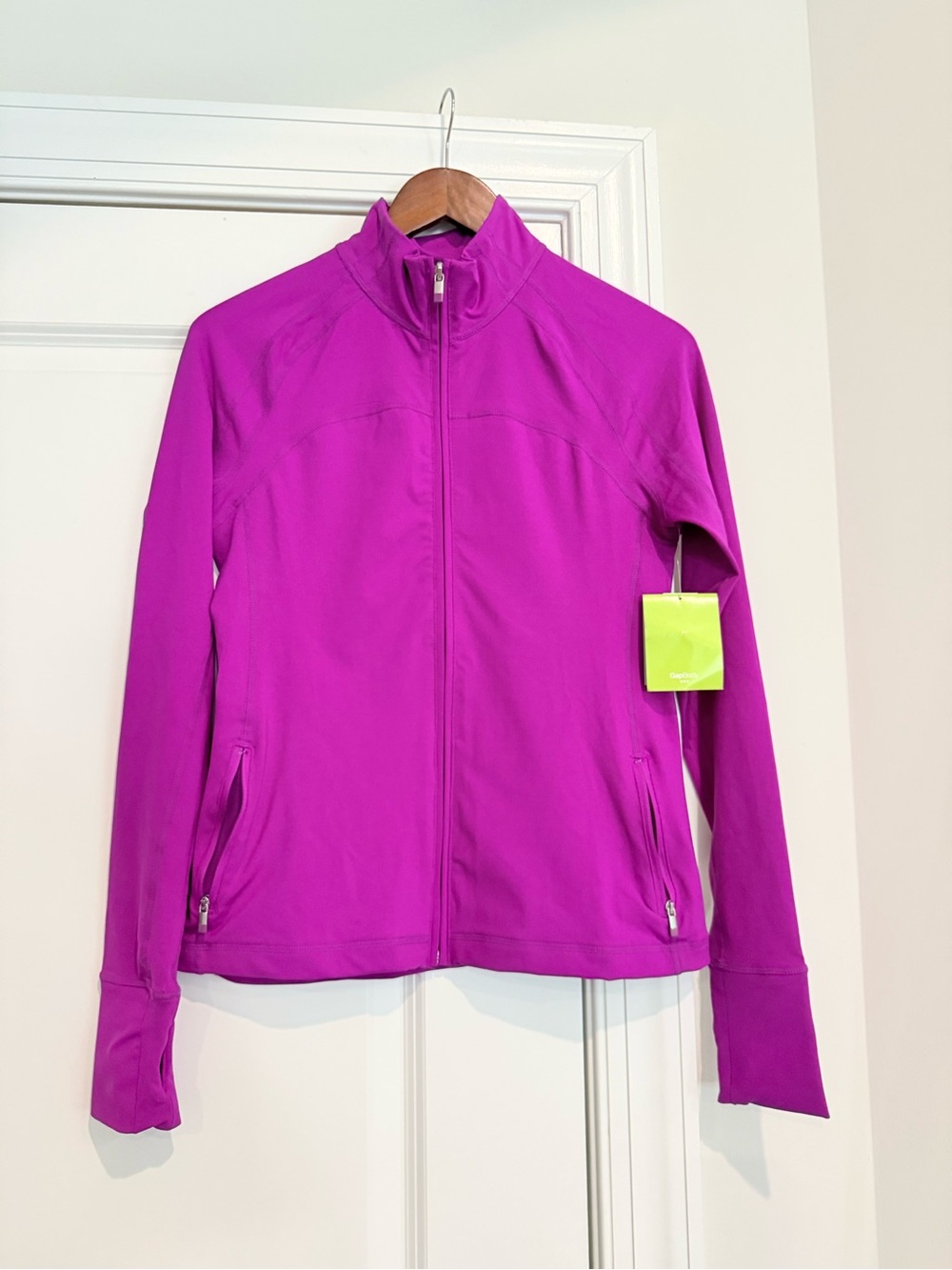 NWT GAP Women's Bright Magenta Full-Zip Jacket
